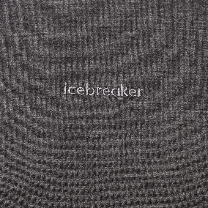 Icebreaker 200 ZoneKnit Merino Funktionsshirt langarm jet heather/black (Herren)