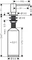 Hansgrohe A41 Spülmittelspender 500ml edelstahl-finish Vorschaubild