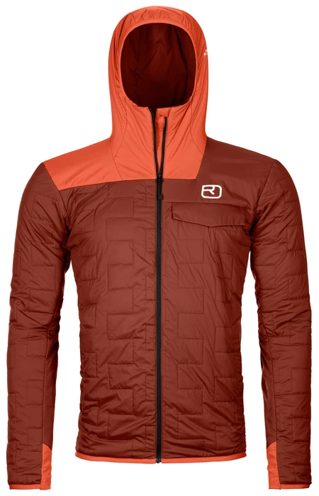Ortovox Swisswool Piz Badus Funktionsjacke clay orange (Herren)
