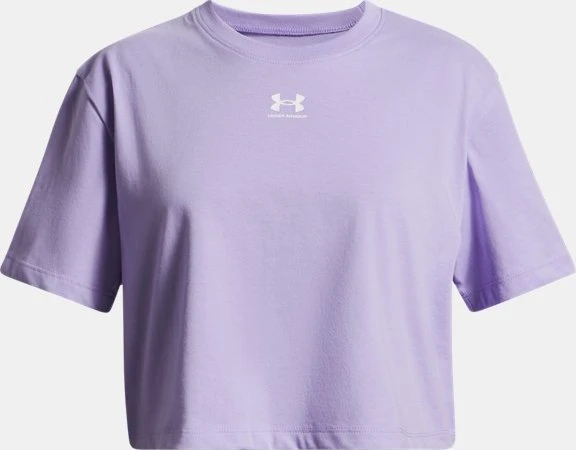 Under Armour Rival Funktionsshirt kurzarm transparent/weiß (Junior)