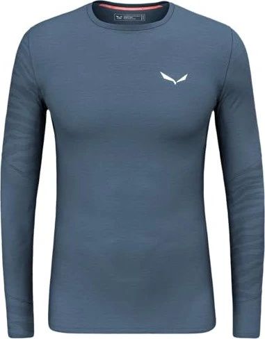 Salewa Cristallo Warm Alpine Merino Responsive Funktionsshirt langarm dark denim (Herren)