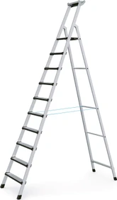 Zarges Z600 Alu gepolstert Haushaltsleiter, 10 Stufen