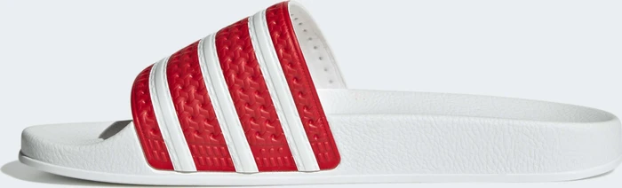 adidas Adilette better scarlet/cloud white