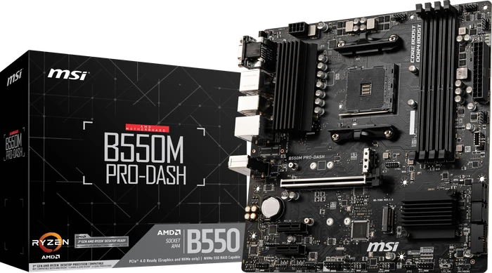 MSI B550M Pro-DASH (AMD AM4)