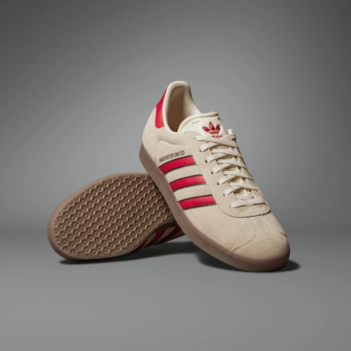 adidas Gazelle FC Arsenal Terrace Icons cream white/mufc red/core black