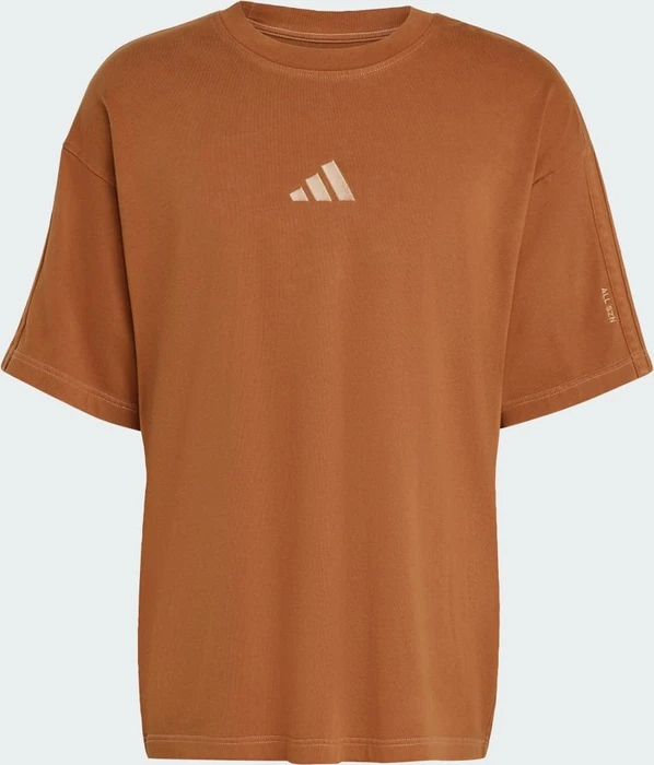 adidas ALL SZN Washed T-Shirt kurzarm dusky bronze (Herren)