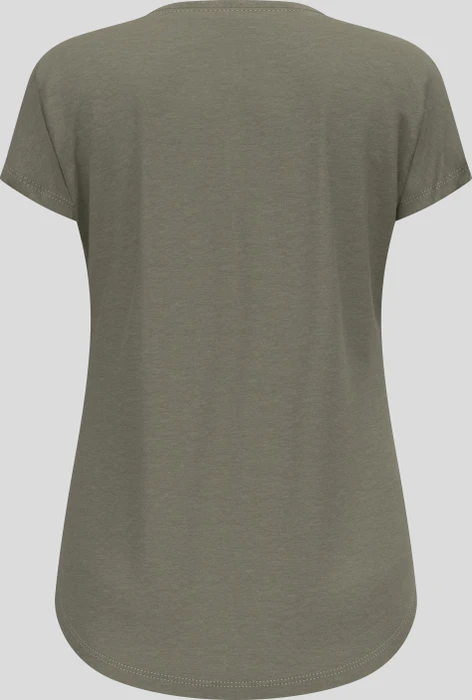 Odlo Essentials Natural Funktionsshirt kurzarm vetiver melange (Damen)