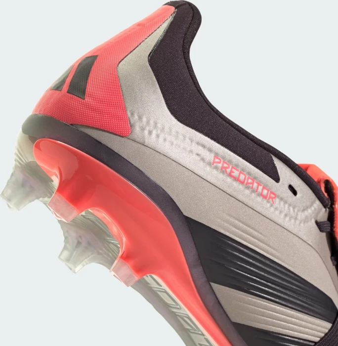 adidas Predator Elite Fold-Over Tongue FG platinum metallic/aurora black/carbon (Junior)