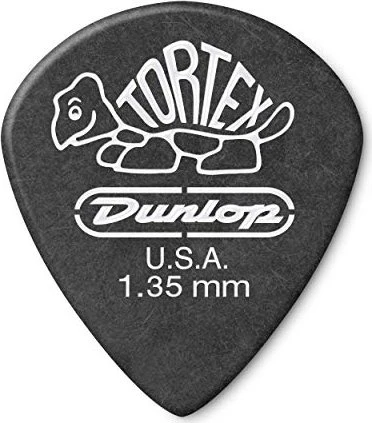 Dunlop Tortex Pitch Black Jazz III Pick, 1.35mm, 72-Pack