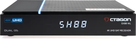 Octagon SX88 V2 4K UHD S2+IP 5G Wi-Fi 1xDVB-S2 E2 Linux Smart TV Sat Receiver