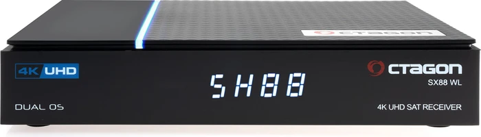 Octagon SX88 V2 4K UHD S2+IP 5G Wi-Fi 1xDVB-S2 E2 Linux Smart TV Sat Receiver
