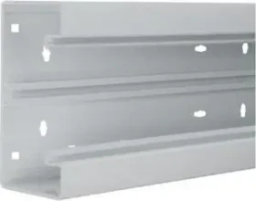 Hager Brüstungskanal-Unterteil PVC frontrastend BR 68x170mm Oberteil 80mm in lichtgrau