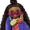 Mattel Barbie - Extra Minis Puppe mit Kleid & Pelzmantel mit Streuseldruck Vorschaubild