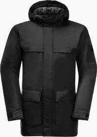 Jack Wolfskin Winterlager Funktionsmantel schwarz (Herren)