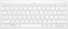 HP 350 Compact Multi-Device Keyboard, weiß, Bluetooth, DE (692T0AA#ABD)