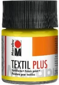 Marabu Plus Textilfarbe, zitron, 50ml