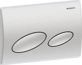 Geberit Kappa20 Betätigungsplatte für 2-Mengen-Spülung, mattverchromt