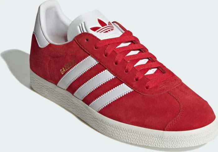 adidas Gazelle better scarlet/cloud white/core white