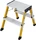 Krause Monto Rolly gelb 2-tlg. Trittleiter, 2x 2 Stufen (130044)