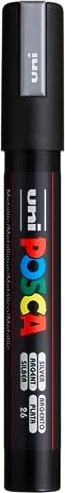 Uni-Ball POSCA PC-5M Acrylmarker silber