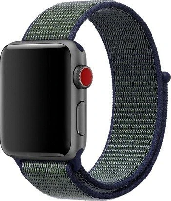 Apple Nike Sport Loop für Apple Watch 38mm blau/grau