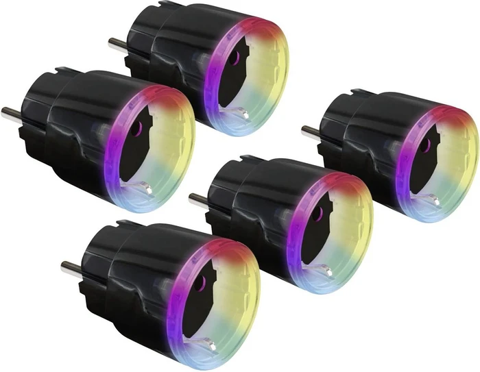 Shelly Plus Plug S Gen2, schwarz, 2500W, Smart-Steckdose, 5er-Pack