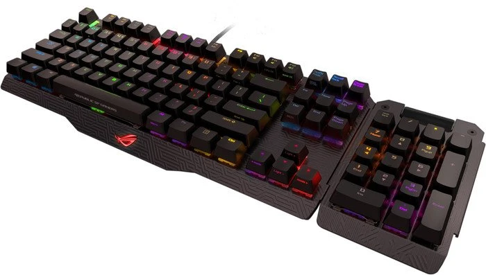 ASUS ROG Claymore, LEDs RGB, MX RGB RED, USB, DE