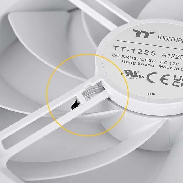 Thermaltake TS120 EX RGB, weiß, 120mm, 3er-Pack