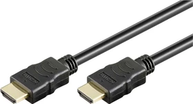 goobay High Speed mit Ethernet HDMI 2.0 Kabel schwarz, 7.50m