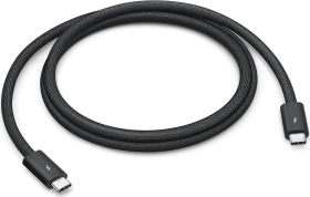 Apple Thunderbolt 5 (USB-C) Pro Kabel (2025), 240W, schwarz, 1m (verschiedene Markenbezeichnungen)