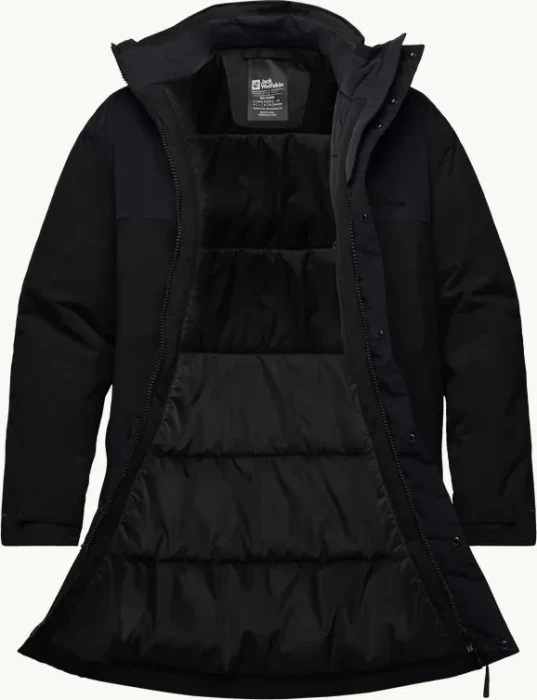 Jack Wolfskin Gletschersee Funktionsmantel schwarz (Herren)