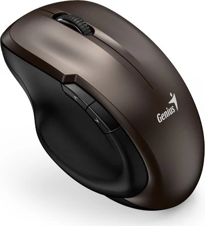 Genius Ergo 8200S Wireless Silent Mouse braun/schwarz, USB