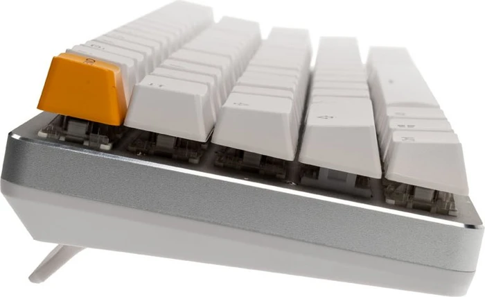 Glorious GMMK Compact, ABS, White Ice Edition, weiß/silber, Gateron BROWN, USB, US