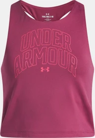 Under Armour Motion Branded Funktionsshirt ärmellos fuchsia dusk/super pink (Junior)