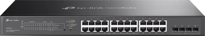 TP-Link Omada SG2400 Rackmount Gigabit Smart Switch, 24x RJ-45, 4x SFP, 150W PoE+