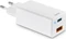 Hama Schnellladegerät GaN 1x USB-C PD 1x USB-A QC Mini-Ladegerät 65W weiß Vorschaubild