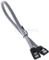 BitFenix Alchemy SATA 6Gb/s Kabel silber/schwarz 0.3m Vorschaubild