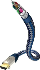 in-akustik Premium High Speed mit Ethernet HDMI 2.0a Kabel blau/silber, 5m