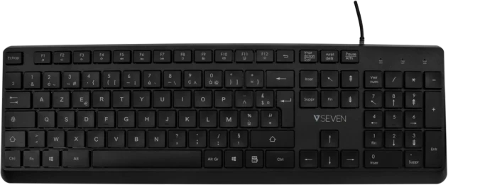V7 KU350 Pro Tastatur, schwarz, USB, FR