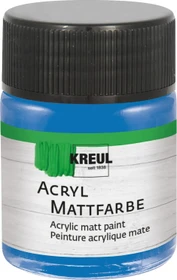 Kreul Acryl Mattfarbe, enzianblau, 50ml