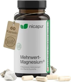 NICApur Mehrwert-Magnesium Kapseln, 60 Stück