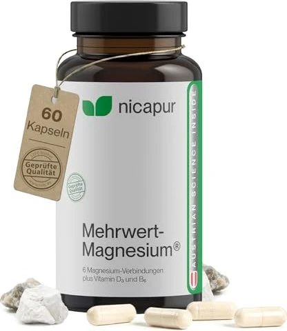 NICApur Mehrwert-Magnesium Kapseln, 60 Stück