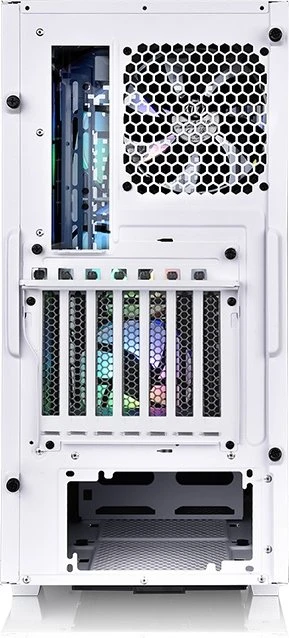 Thermaltake V350 TG ARGB Air Snow Edition, weiß, Glasfenster