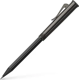 Faber-Castell Castell 9000 Perfekter Bleistift Bleistift B graphit, Black Edition, Metalletui, Anspitzer