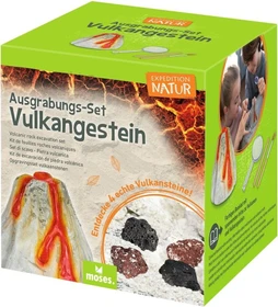 Moses Expedition Natur Ausgrabungs-Set Vulkangestein