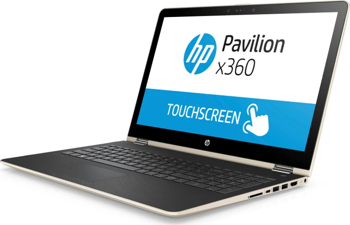 HP Pavilion x360 15-br102ng, gold, Core i5-8250U, 8GB RAM, 128GB SSD, 1TB HDD, DE