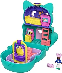 Mattel Polly Pocket - Drehspaß-Schatulle Katze