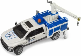 Bruder Profi-Serie RAM 2500 Service Truck mit Kran und Rundumleuchte