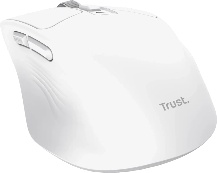 Trust Niven Comfortable Multi-Device Wireless Mouse weiß, USB/Bluetooth
