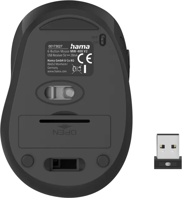 Hama MW-400 V2 Denim blau, USB